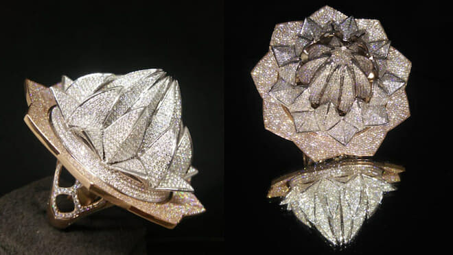 Bague en diamant Lakshikaa Jewels Mumbai Guinness World Records