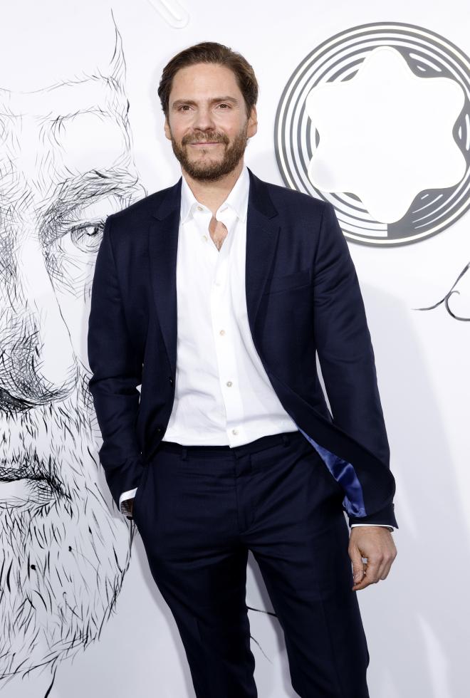 L'acteur hispano-allemand Daniel Brühl au Montblanc Haus.