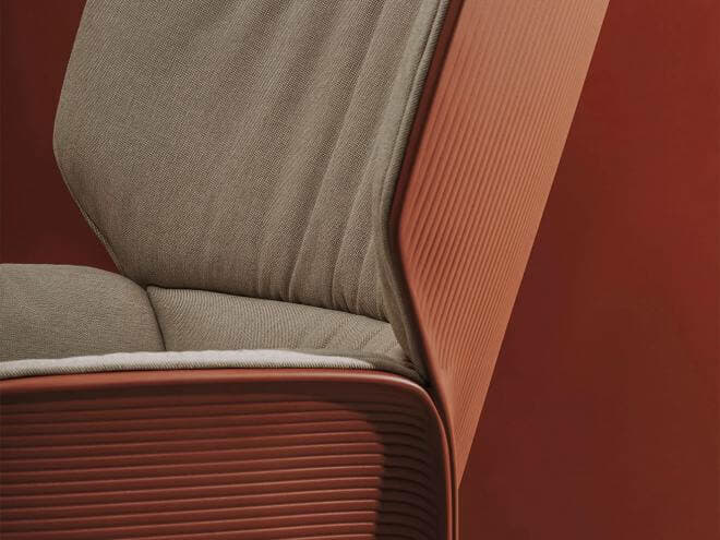 Andreu World Nuez Lounge Bio chaise biodégradable