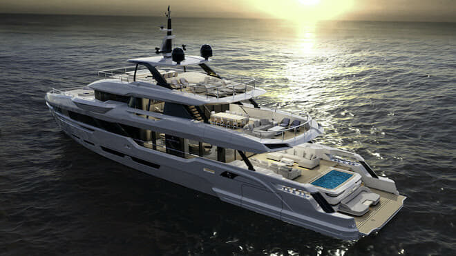 Baglietto Dom 133 yacht