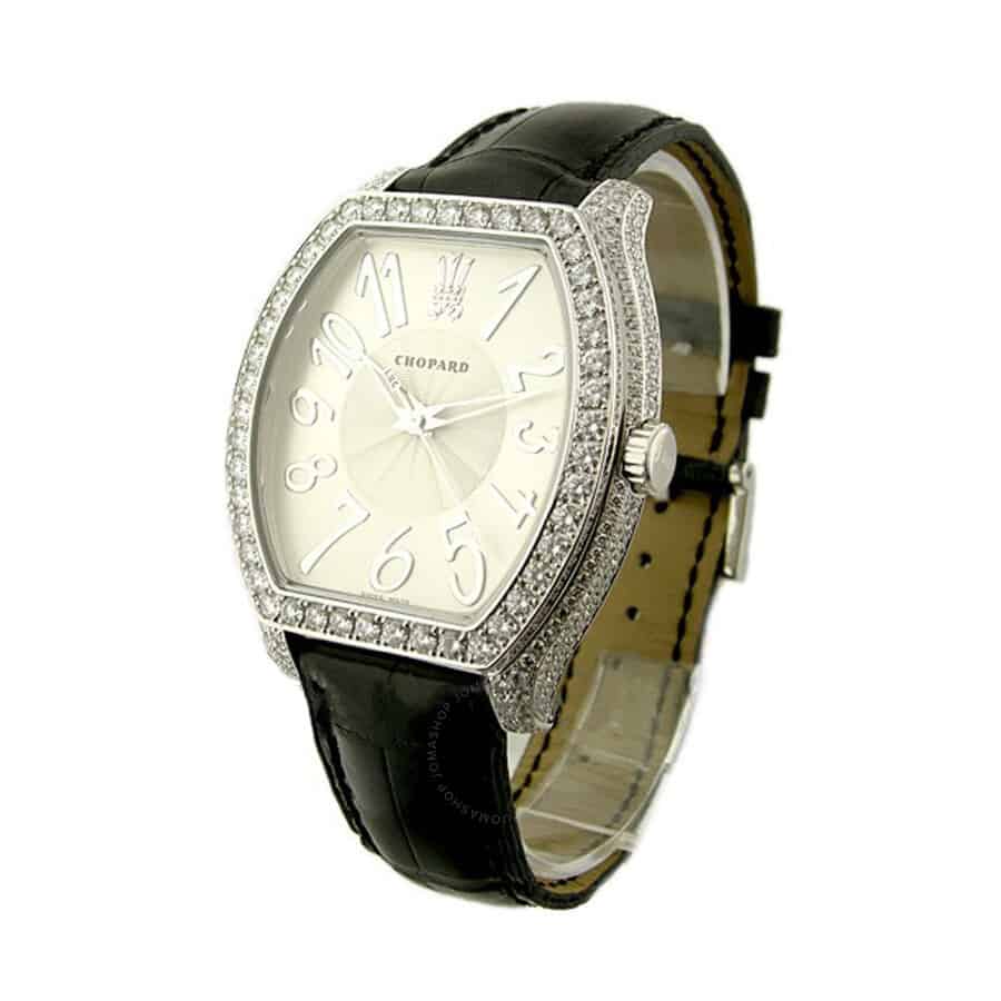 Chopard Cadran Argent Or Blanc 18K Diamant