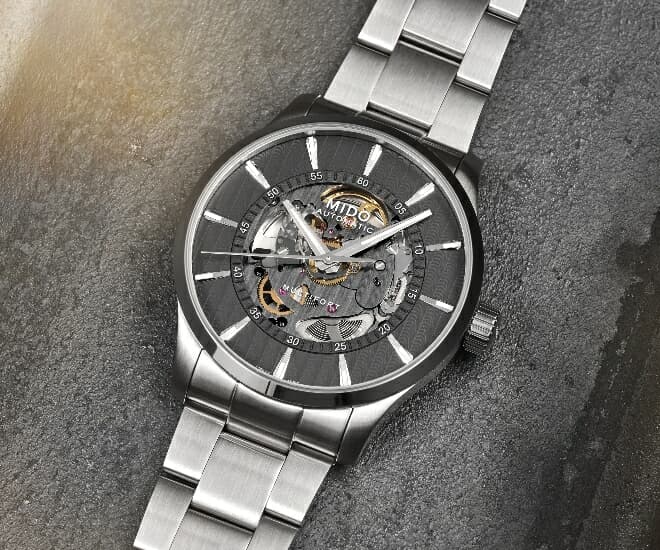 Mido Multifort Squelette Vertigo