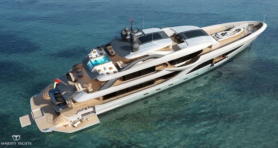 Extérieur du Majesty 160 