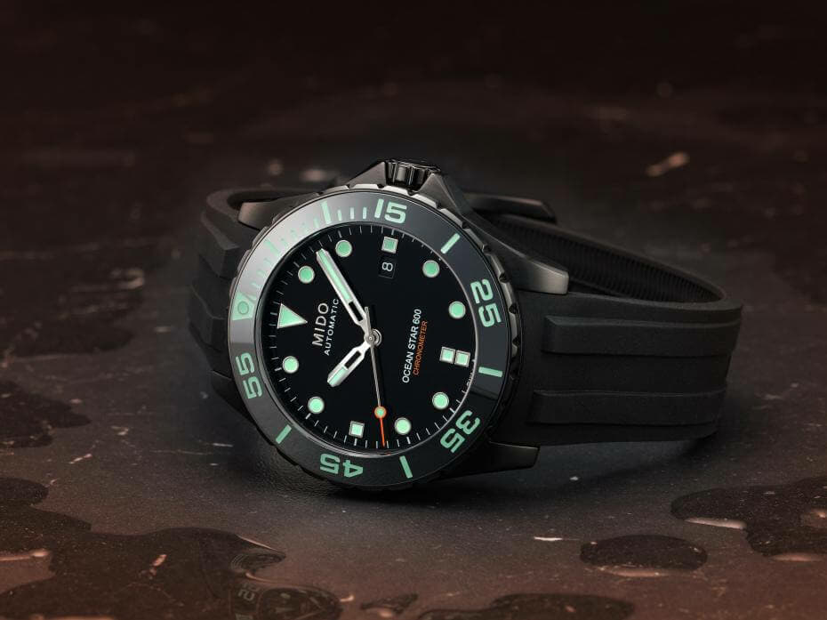 Mido Ocean Star 600 Chronomètre Black DLC Edition spéciale