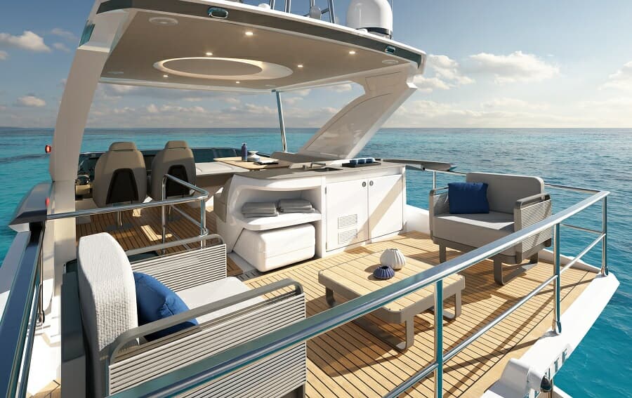 Absolute 52 fly flybridge