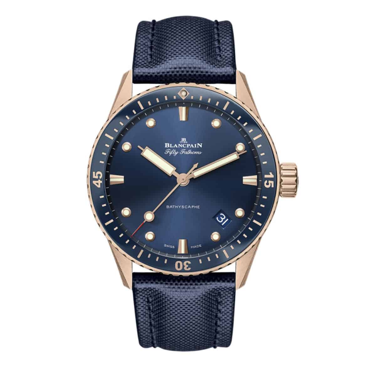 Blancpain Fifty Fathoms Bathyscaphe en or Sedna