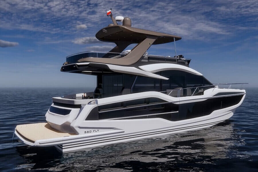 CGI du Galeon 560 Fly