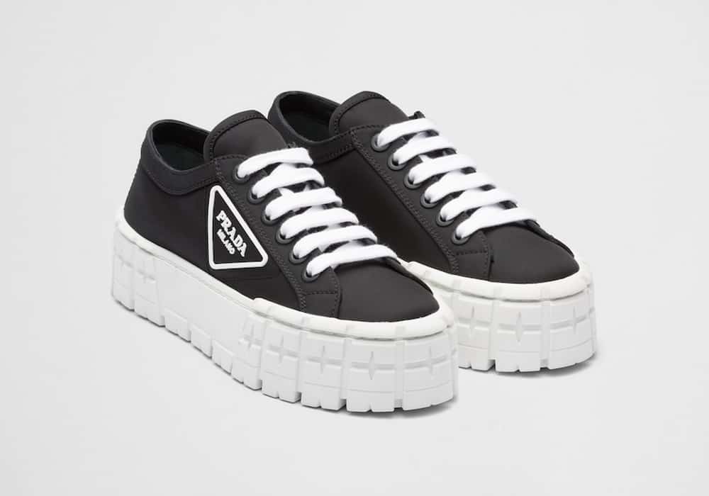 Prada - Gabardine en nylon à deux roues