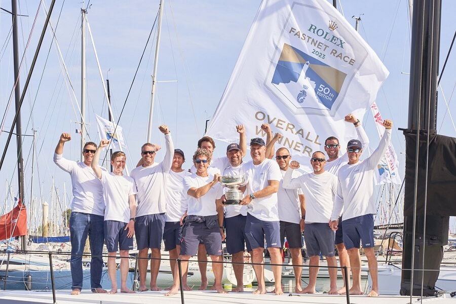 Caro, Rolex Fastnet Race, Cowes, Cherbourg, Fastnet Rock, Max Klink, Botin 52