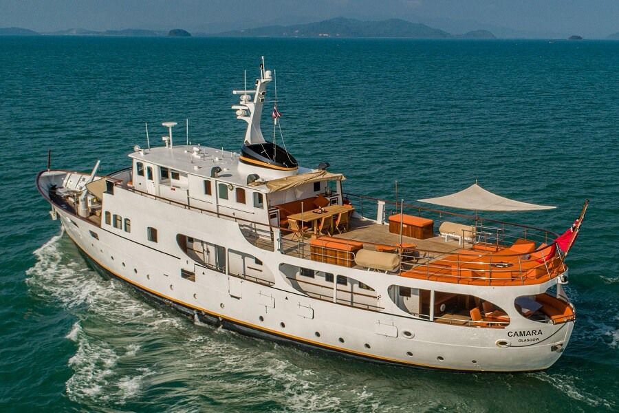 Asia Global Yachting, Phuket, Thaïlande, Classic Line, charter, Maha Bhetra, Camara C, Ed Tuttle, Mami Wata, Patrick Balta, Aventure, Europe, Australie, Asie, Nicolas Monges, Ecosse, Yarrow & Co, Asie du Sud-Est, Myanmar, Archipel Mergui, Sulawesi, Ratanachai Shipyard, Phuket, Yacht Haven, Aman, Park Hyatt, Nouvelle-Galles du Sud, Halvorsen, chantier naval, Sydney, Lars Halvorsen, Harold Halvorsen, Peter Halvorsen, Carl Halvorsen