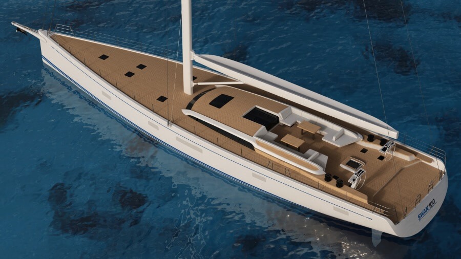Swan 100 en développement, avec 148 à l'horizon